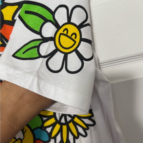 Contender Unisex Hip Hop Graphic White T-Shirt Blossom Better Days Ahead Size L - Picture 7 of 7